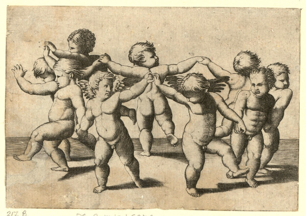 Ein buntes Bild von Kindern, die zusammen spielen, lächeln und sich an den Händen halten, mit Text unten.